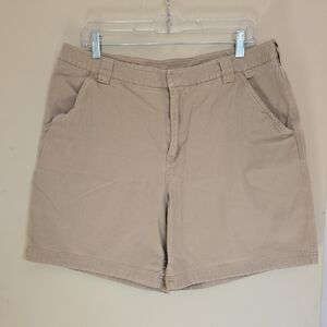 Duluth Trading Co Women's Khaki Shorts, Sz 16